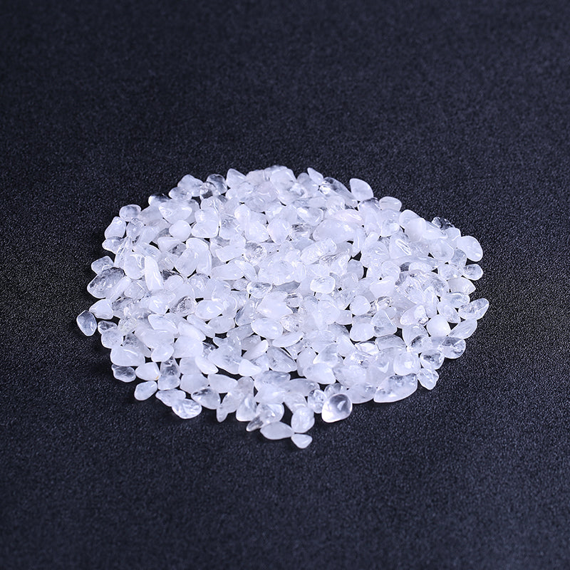 White quartz crystal gravel
