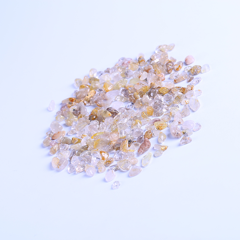Natural crystal healing petroleum fruit oil quartz gravel