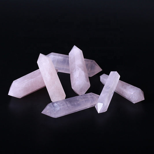 Cristal de torre de cuarzo rosa de alta calidad 1kg