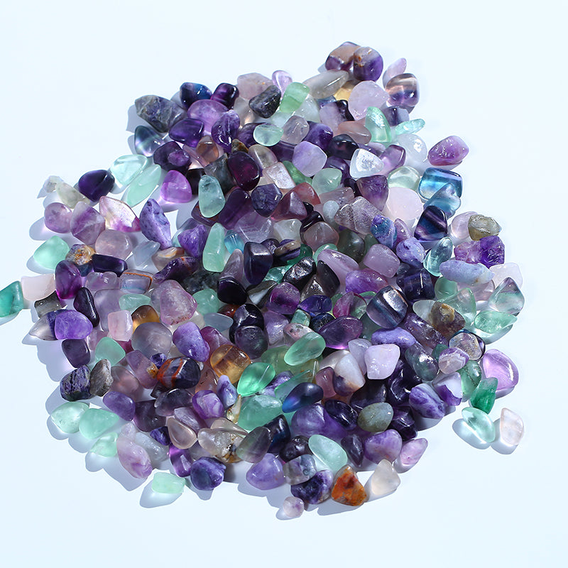 Colorful fluorite crystal gravel 1KG