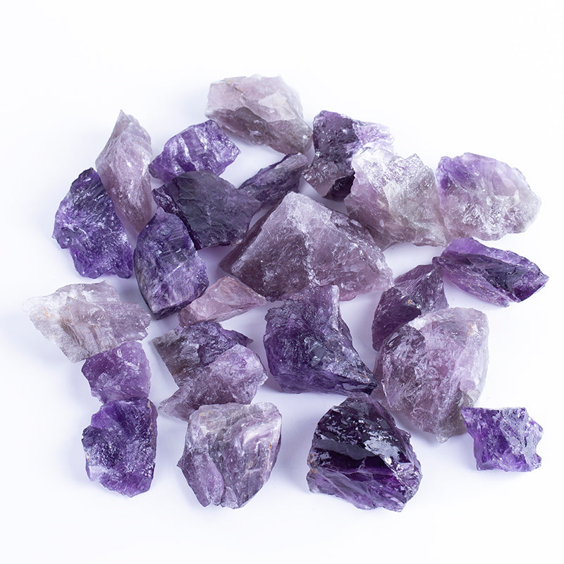 Purple crystal crystal crystal gravel