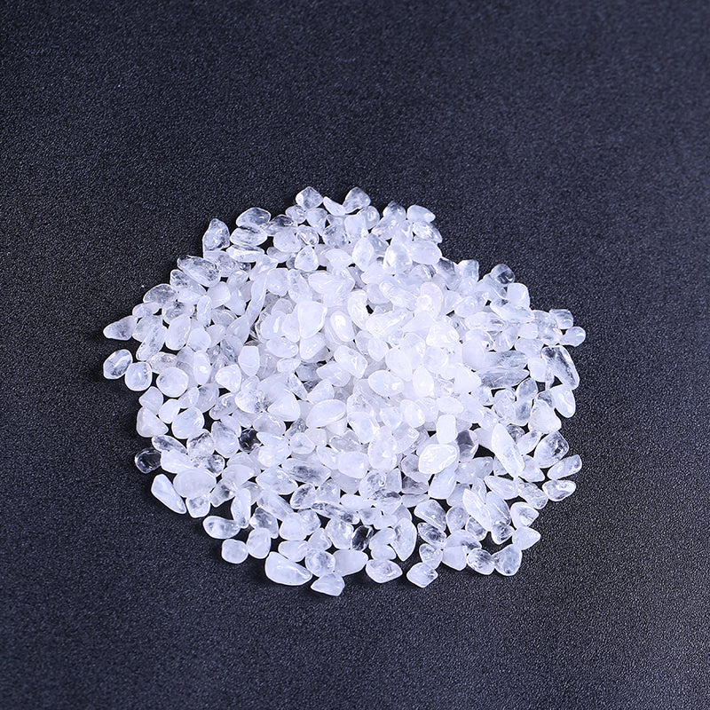 White quartz crystal gravel
