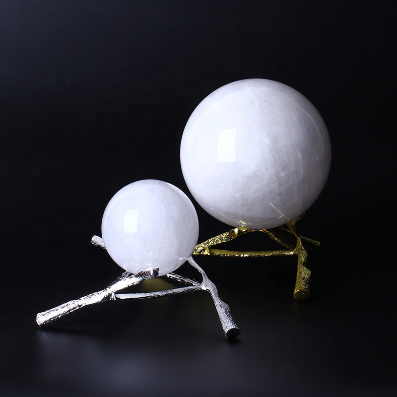 White crystal earning ball for home decoration