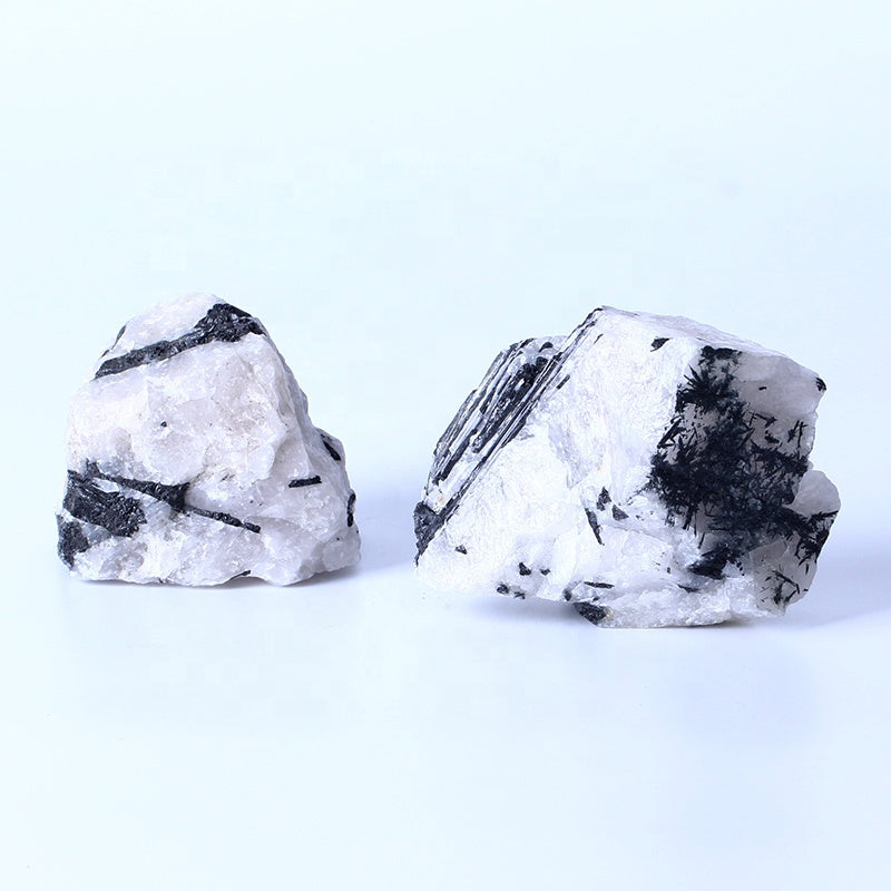Natural Healing Chakra Reiki Raw Gemstone Black Tourmaline Rough Stone For Decoration