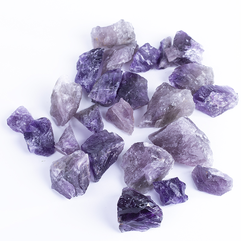 Natural purple crystal crystal gravel crystals