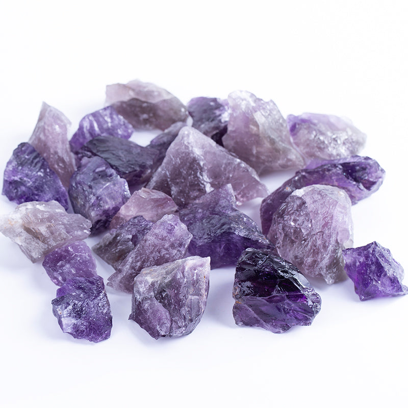 Purple crystal crystal crystal gravel