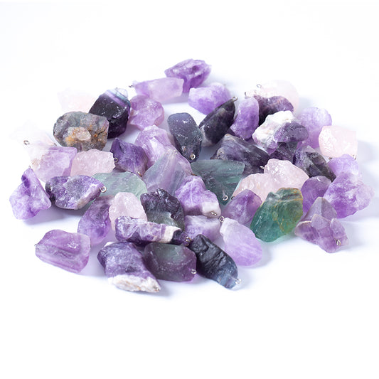 Natural rough stone pendant crystal tumble