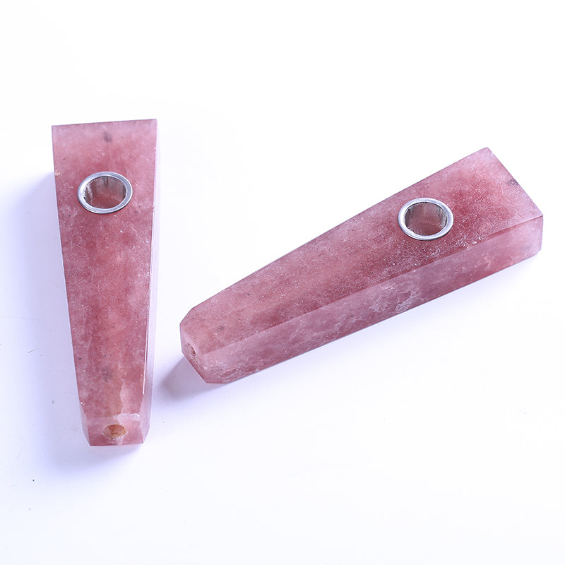 Strawberry Crystal Smoking Tube