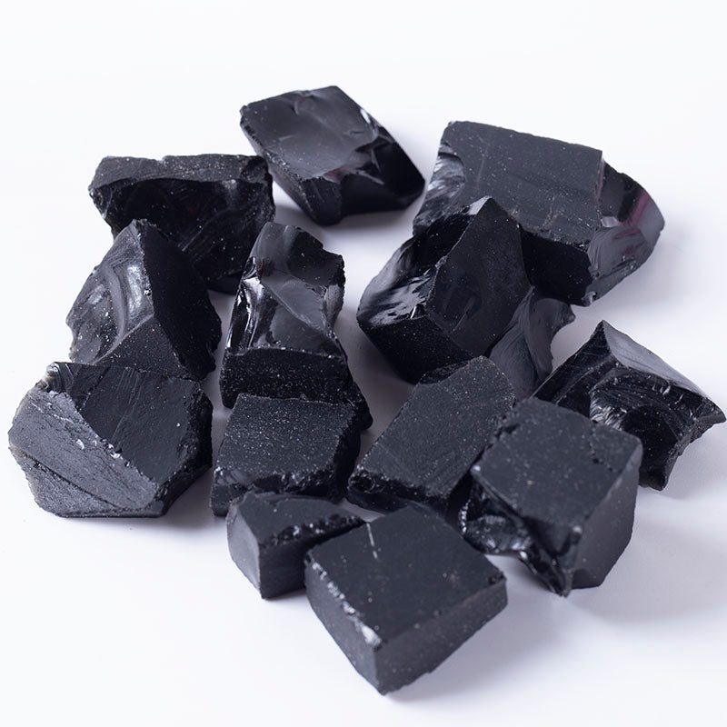 Rough Obsidian Crystals Raw Gravel Home Decoration