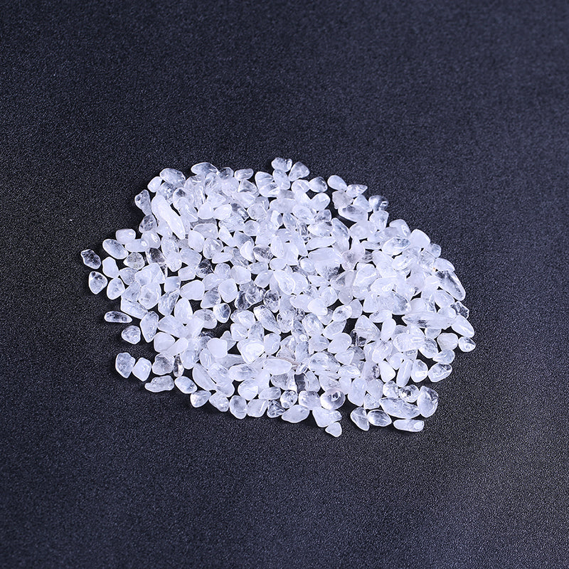 White quartz crystal gravel
