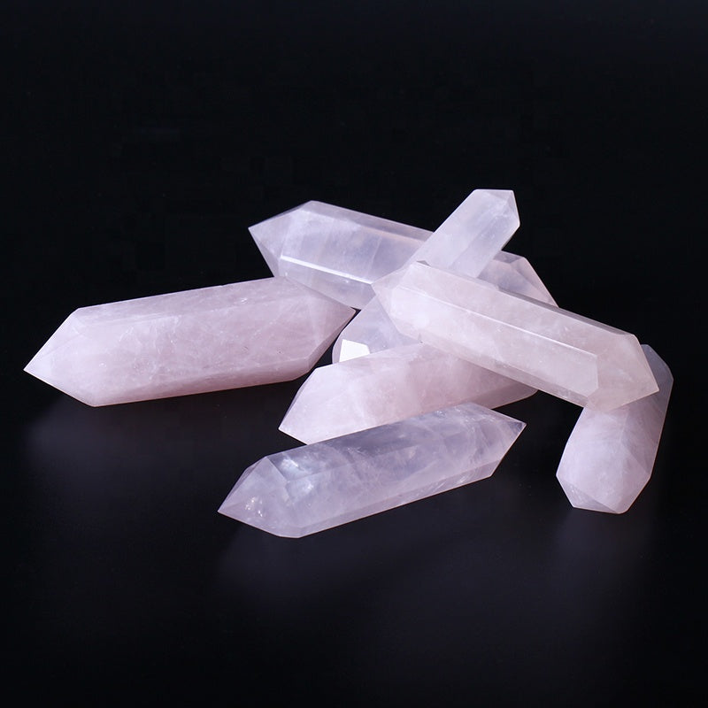 Cristal de torre de cuarzo rosa de alta calidad 1kg