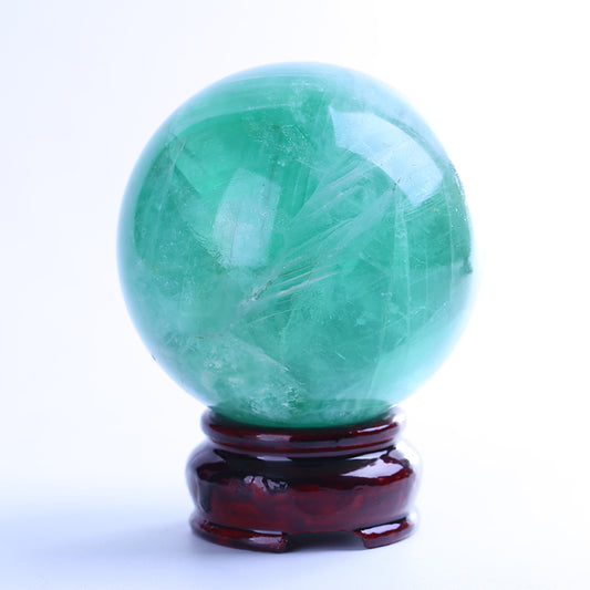 Bola de cristal de fluorita verde 1kg 
