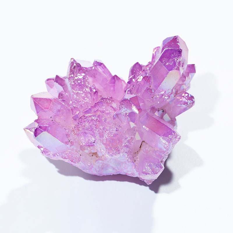 Good price purple aqua aura crystal quartz cluster ,raw crystal cluster for decoration