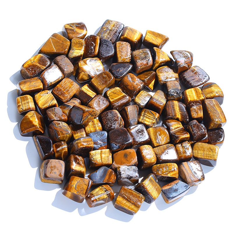 Tiger eye stone crystal gravel decoration