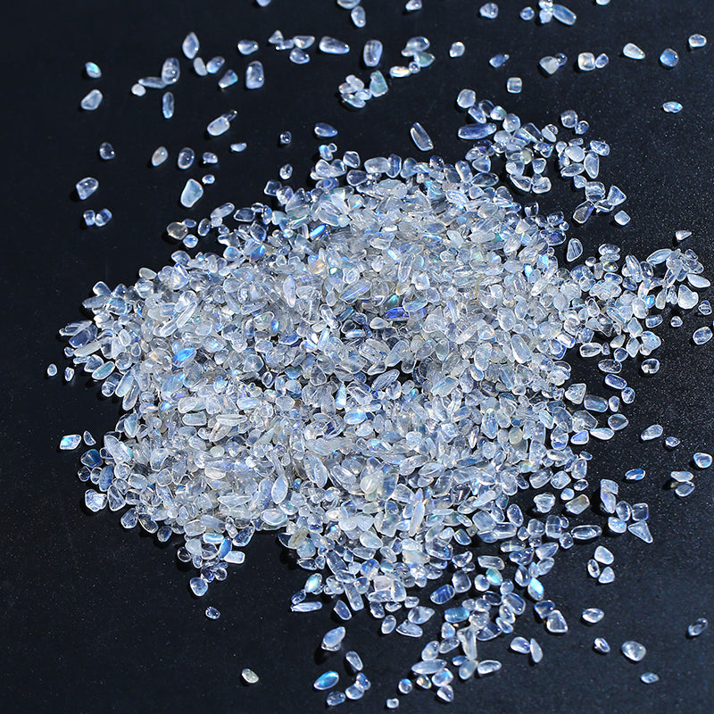 Blue Moonstone Crystal Gravel Decoration 1KG