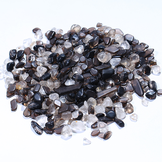 Natural gem smoke black quartz gravel