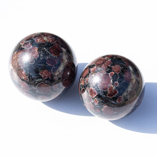 Wholesale High Quality homemade Natural Stone Polishing Garnet Crystal Ball for Decoration