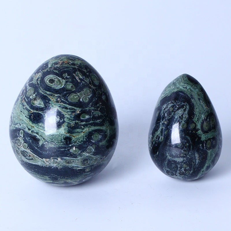 New arrival Healing Crystal Reiki Gemstone Collectible Decorative Kambaba Jasper Eggs Crystal Eggs For Gifts