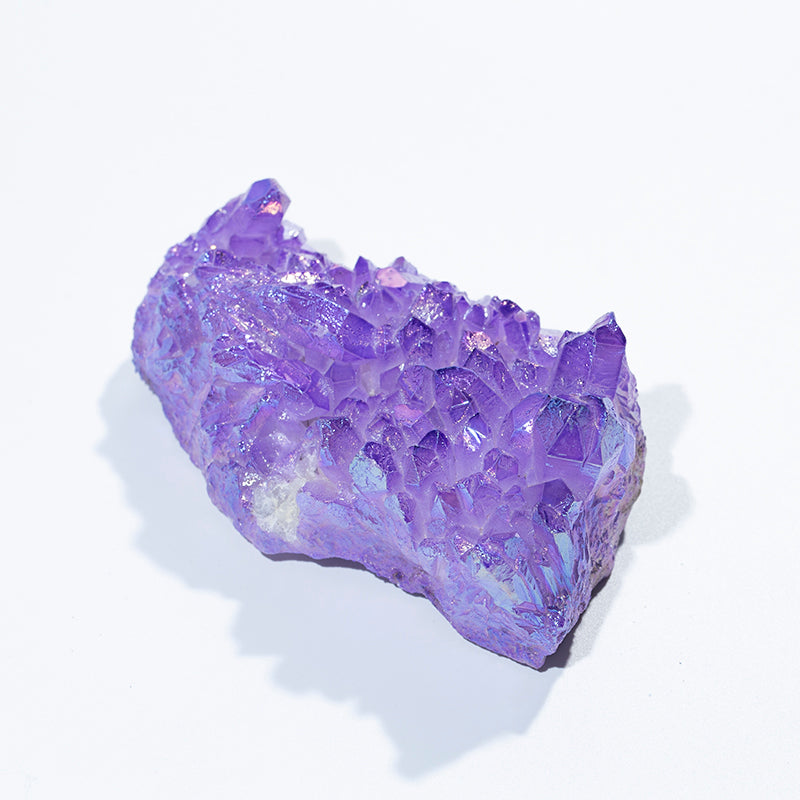 Purple Angel Aura Quartz Crystal Cluster