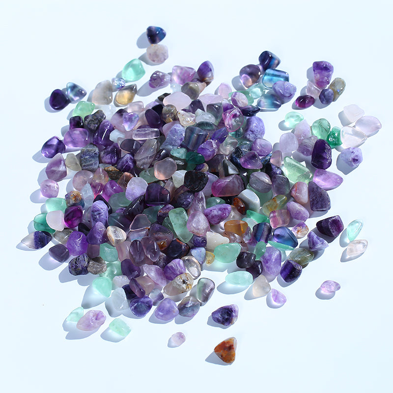 Colorful fluorite crystal gravel 1KG