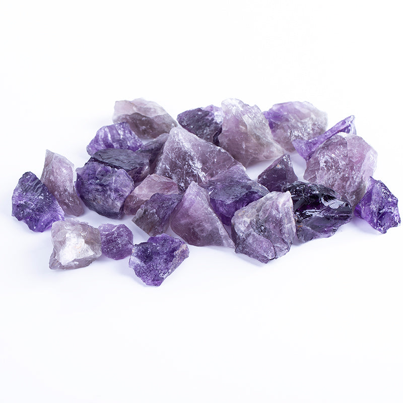 Purple crystal crystal crystal gravel