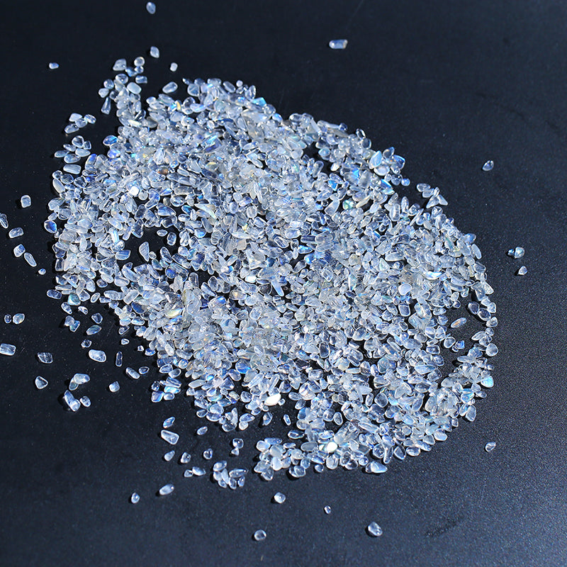 Blue Moonstone Crystal Gravel Decoration 1KG