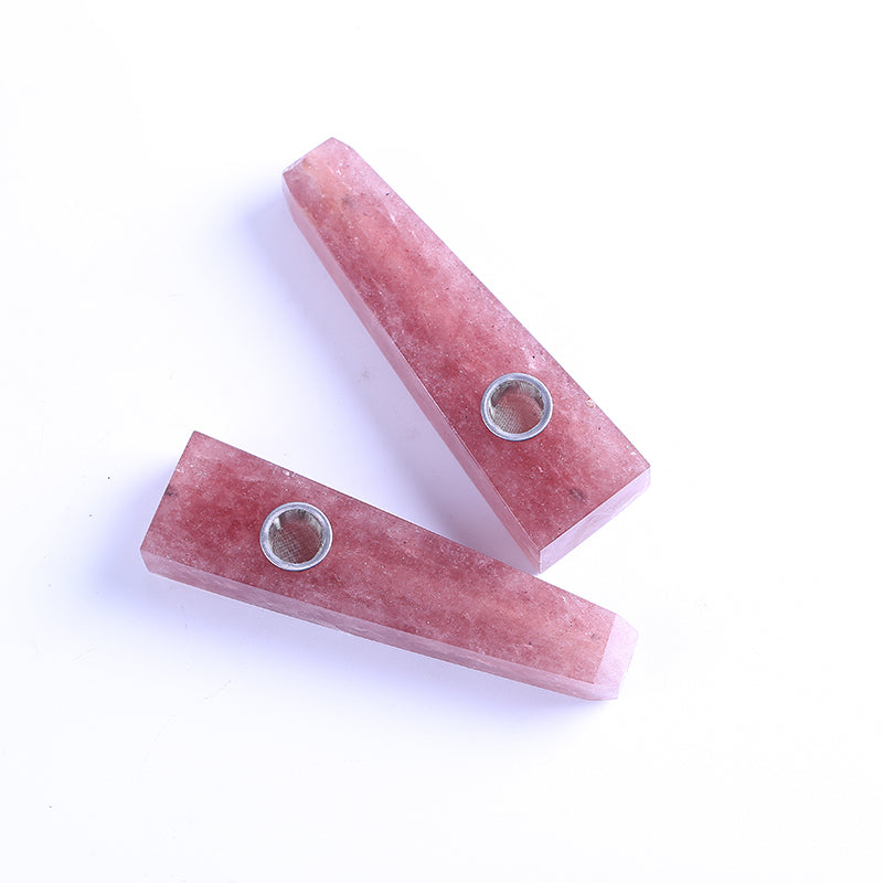 Strawberry Crystal Smoking Tube