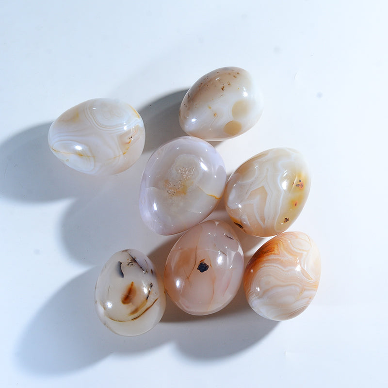 High quality natural crystal egg beautiful agate egg