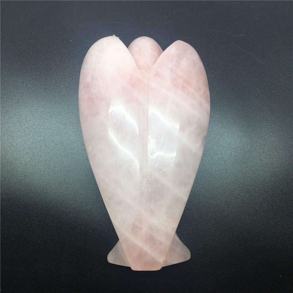 Rose quartz angel decoration