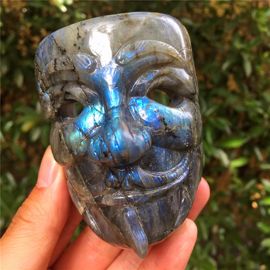 Labradorite Handmade Vendetta Mask