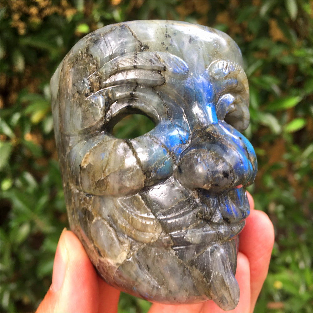Labradorite Handmade Vendetta Mask