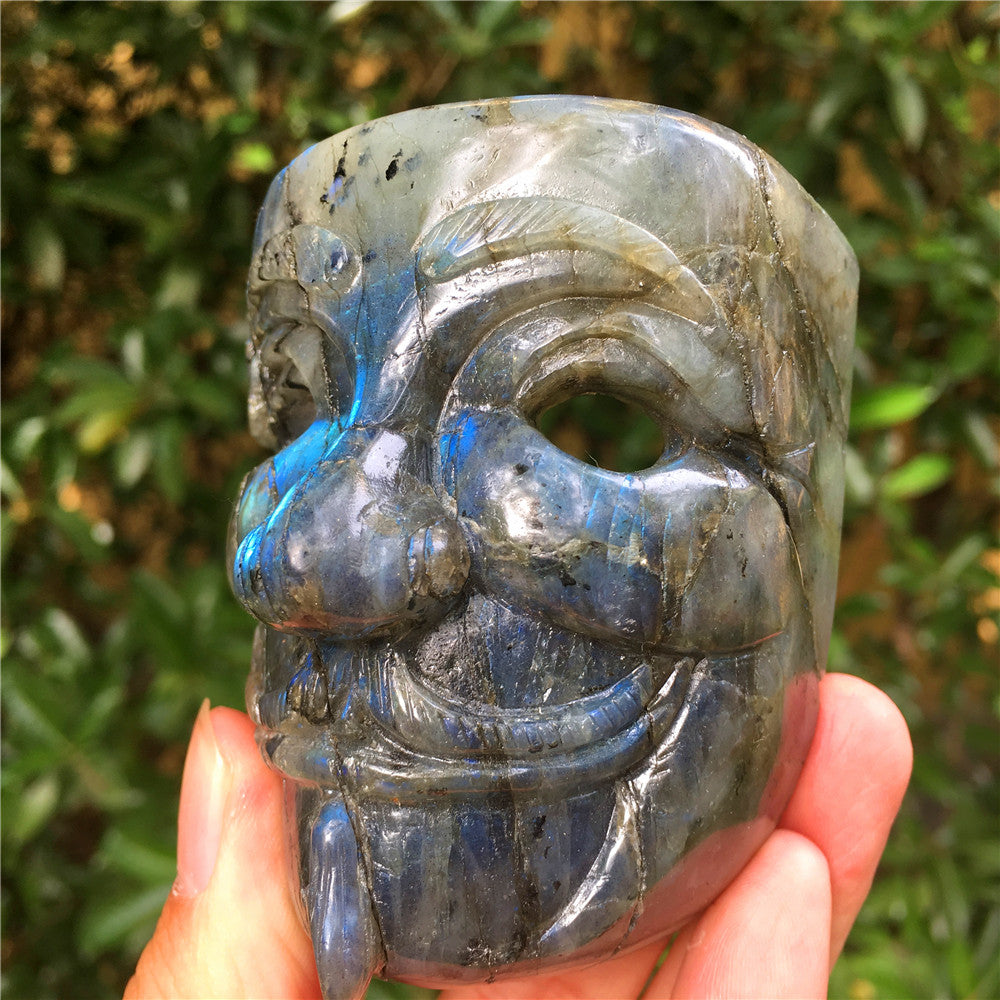Labradorite Handmade Vendetta Mask