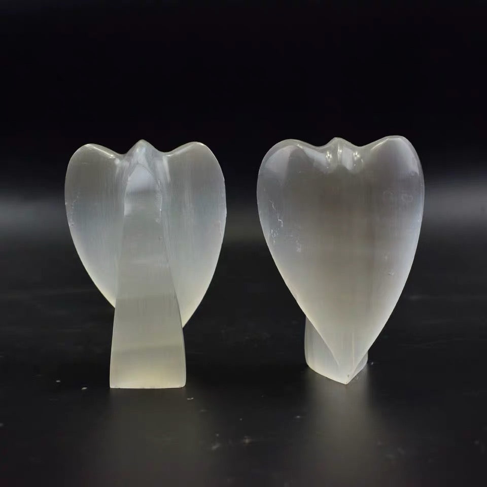Selenite/Gypsum Handmade Angel