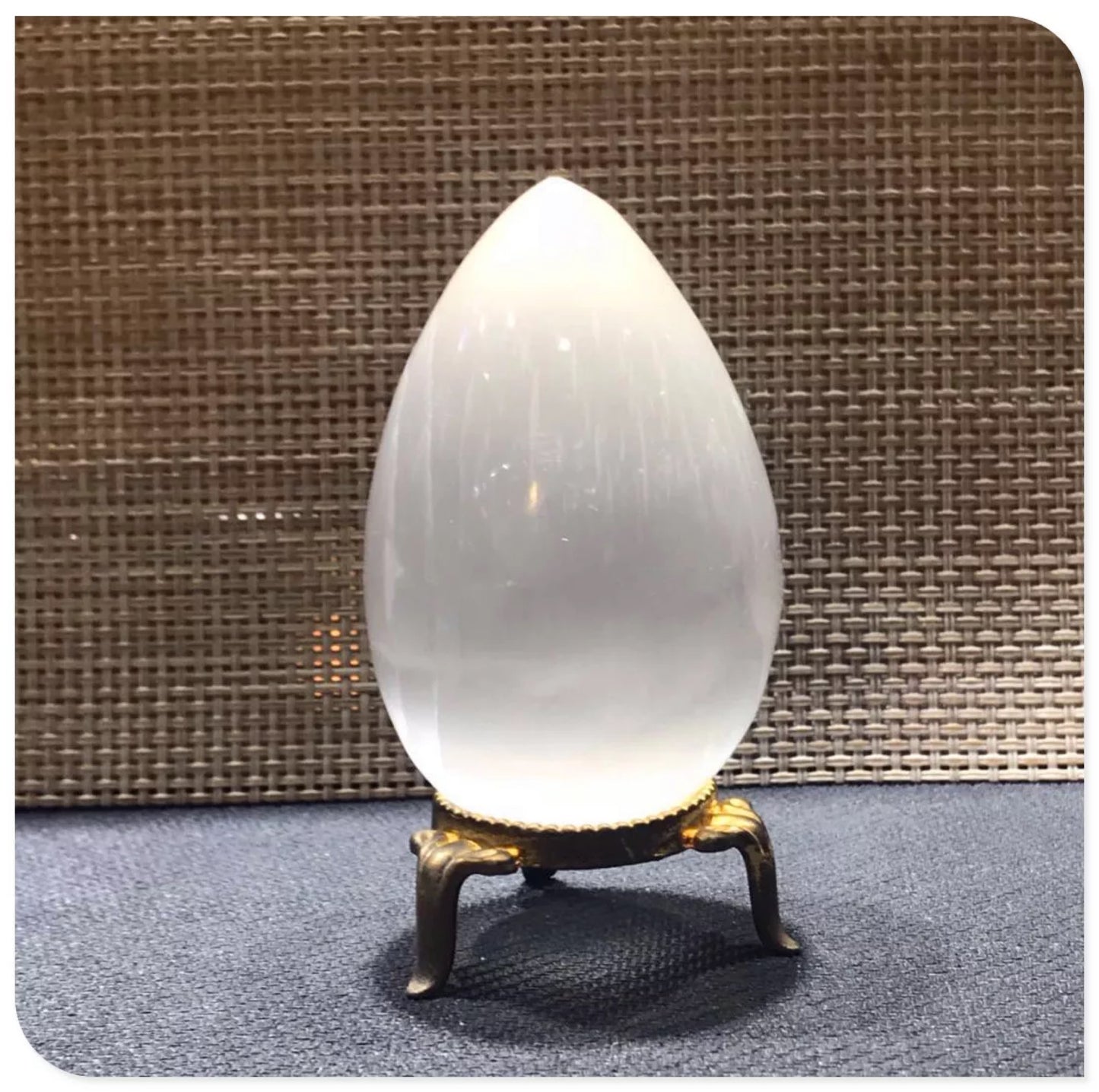 Selenite/Gypsum Crystal Egg