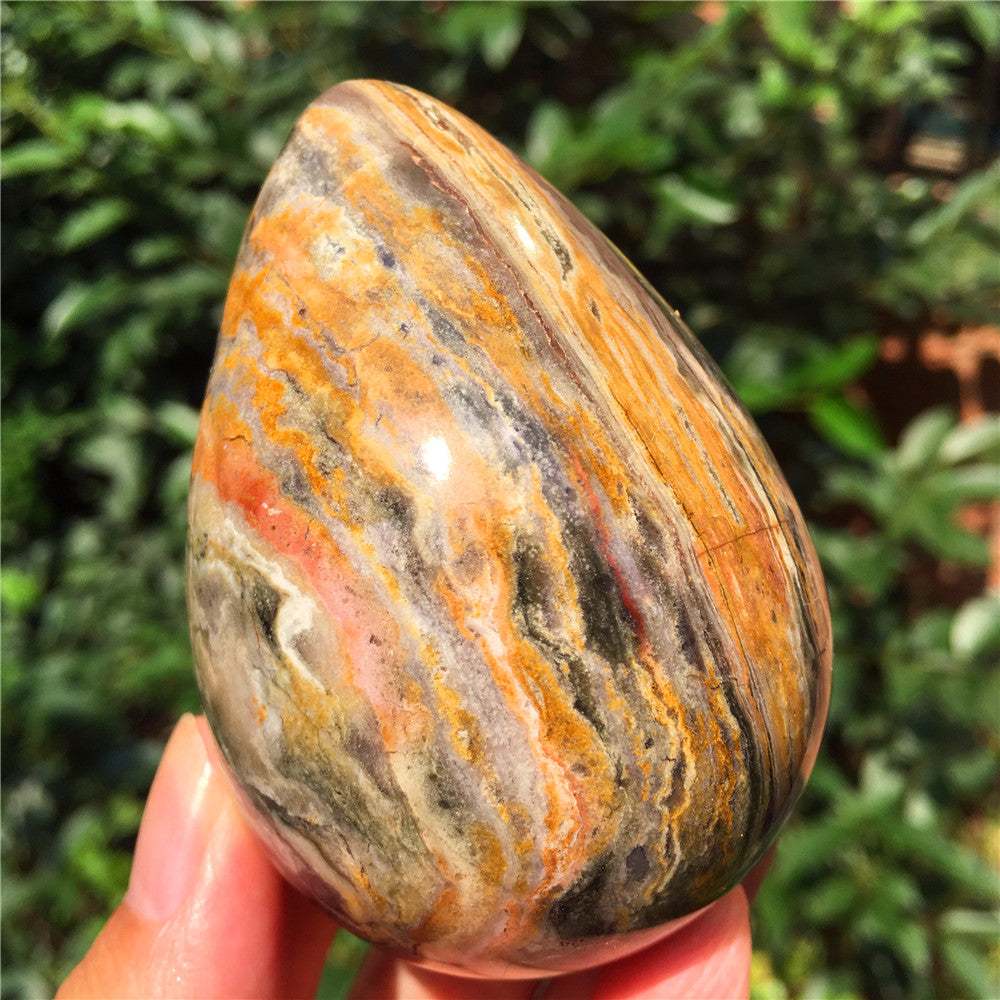 305G海碧玉F1水晶雕花蛋