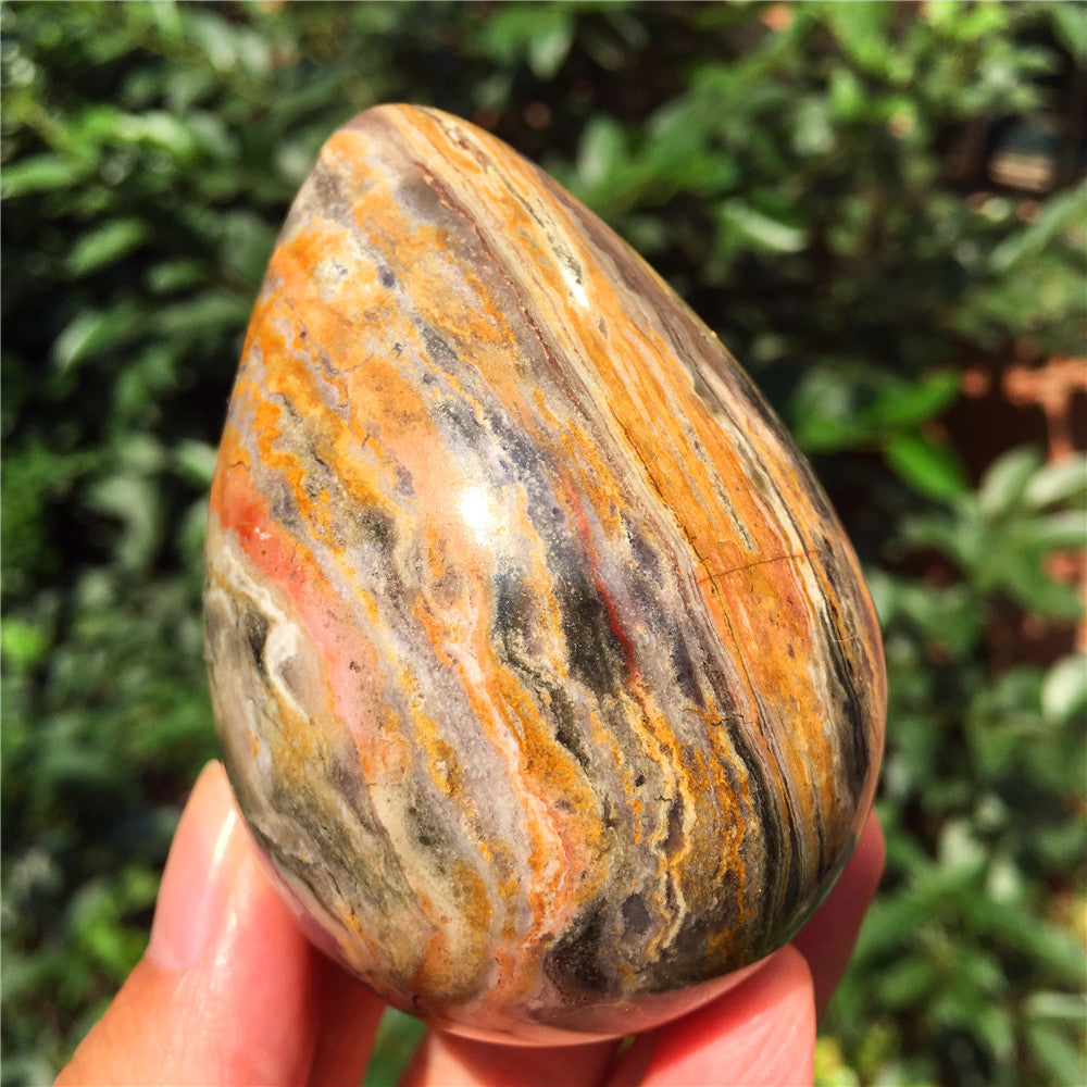 305G海碧玉F1水晶雕花蛋