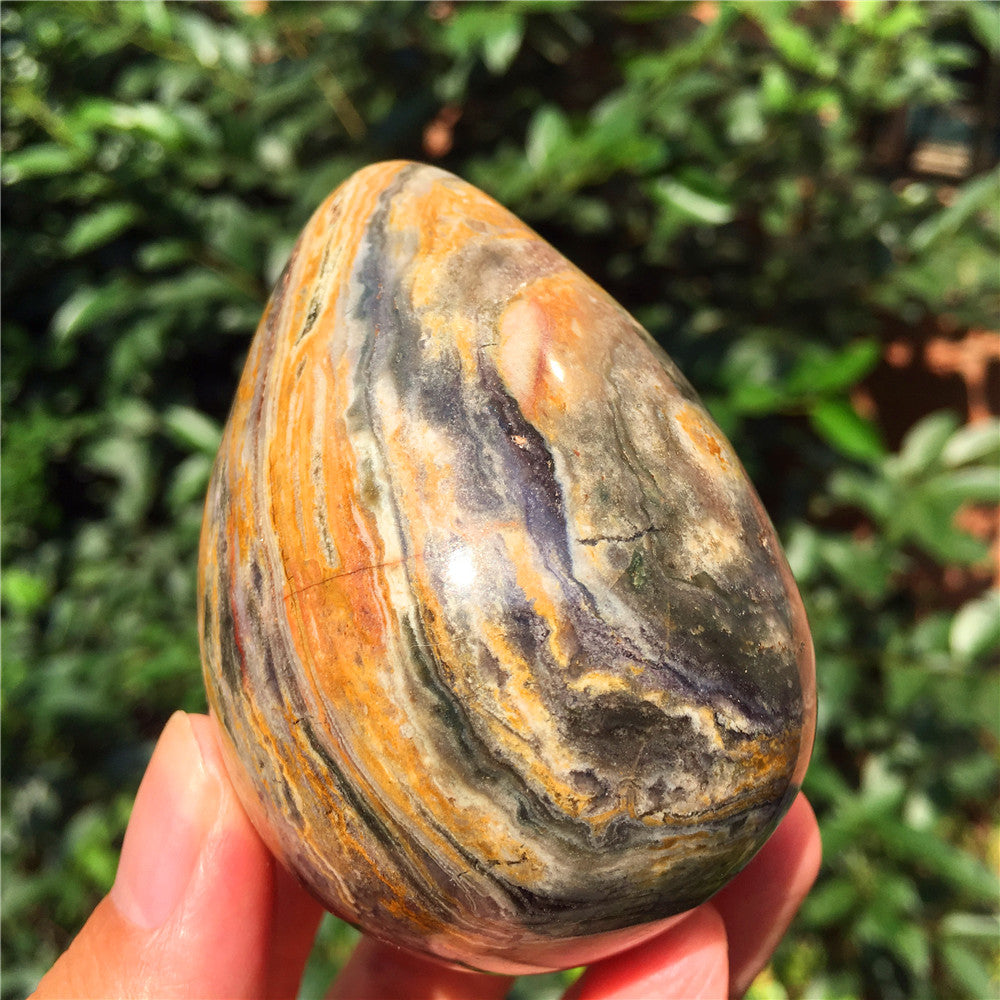305G海碧玉F1水晶雕花蛋