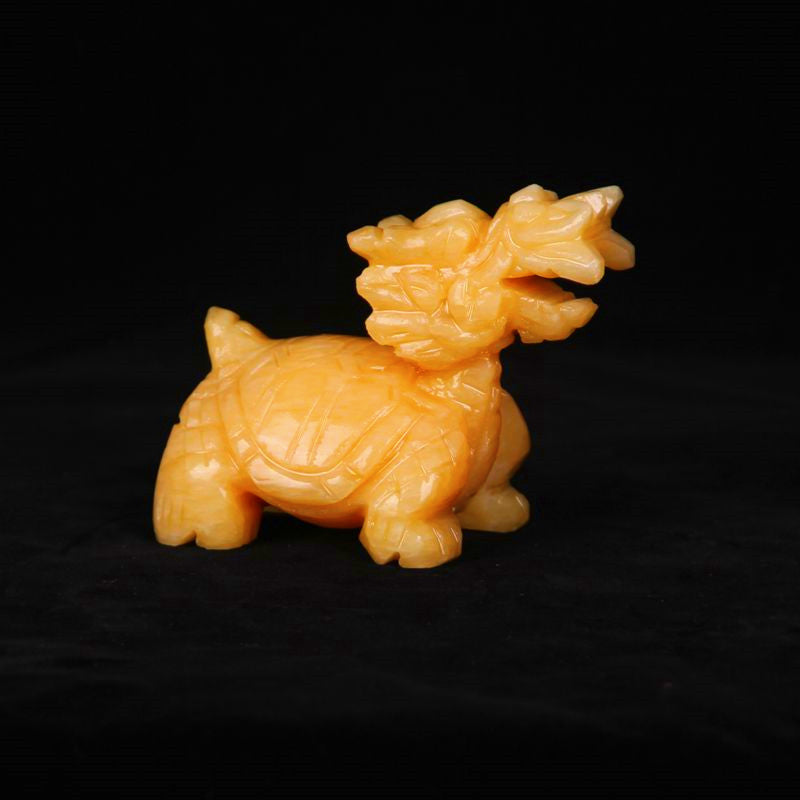 Oriental natural Topaz dragon turtle longevity turtle dragon turtle Wangcai