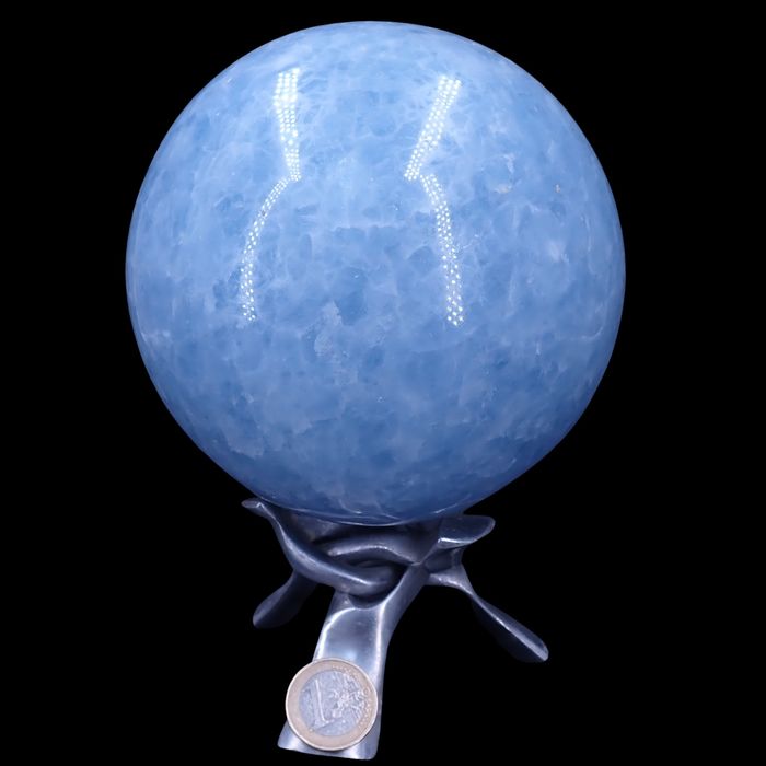 SKY BLUE CALCITE CRYSTAL Sphere