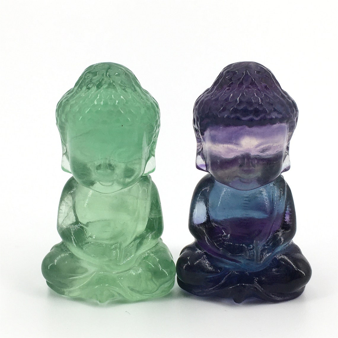 1pc Natural colorful candy fluorite crystal Amitabha