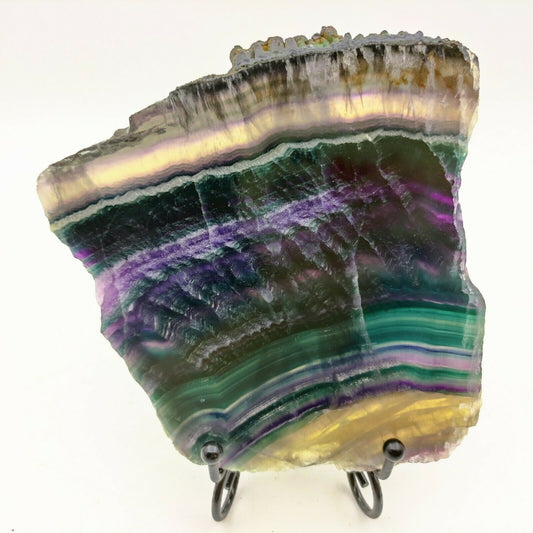 744G Natural multicolor fluorite crystal original stone specimens