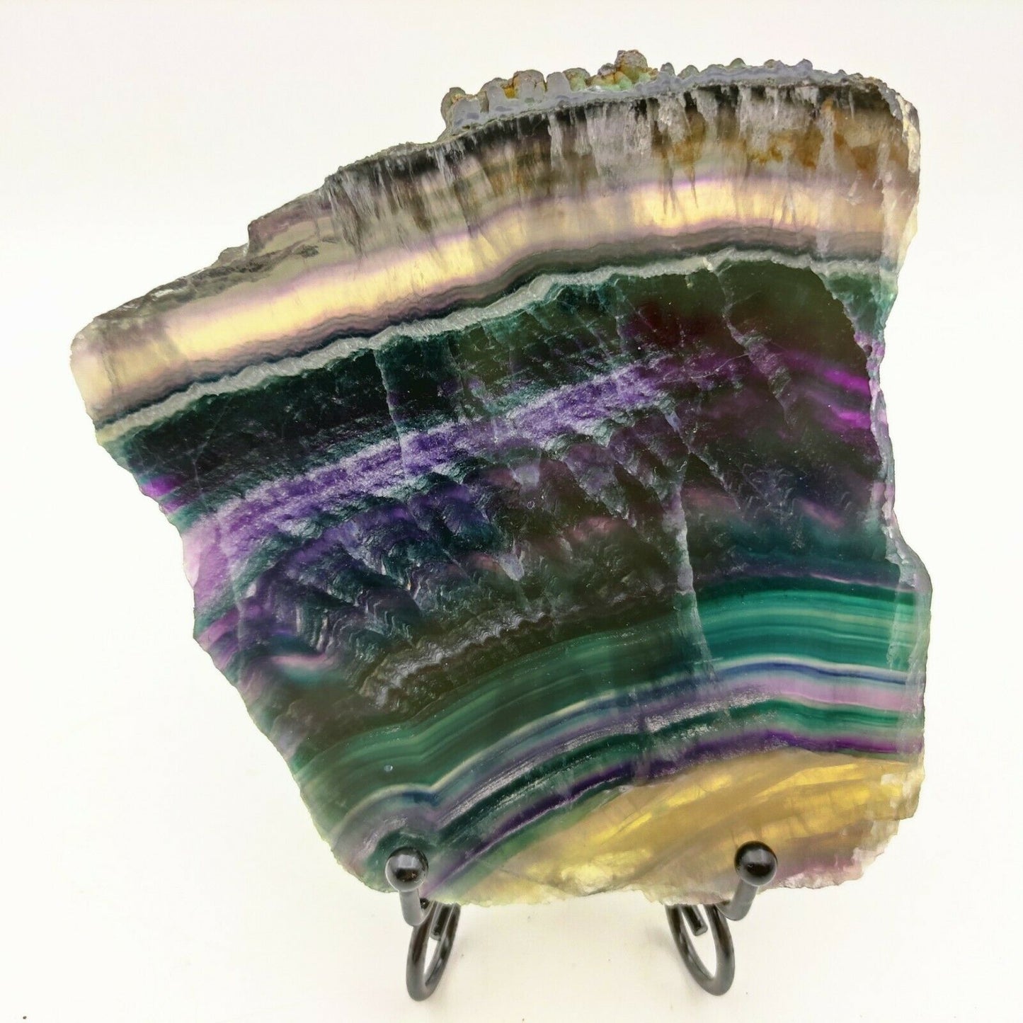 744G Natural multicolor fluorite crystal original stone specimens
