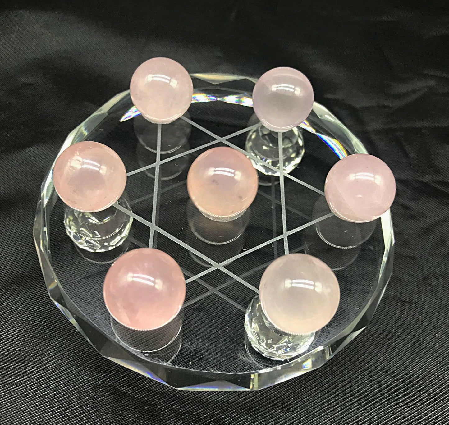 Rose Quartz Qixing/Magic Array